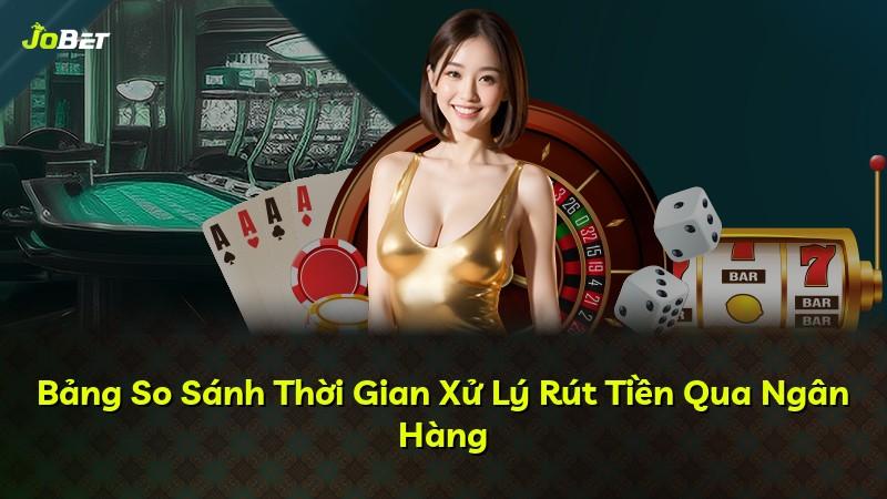 Bảng So Sánh Thời Gian Xử Lý Rút Tiền Qua Ngân Hàng