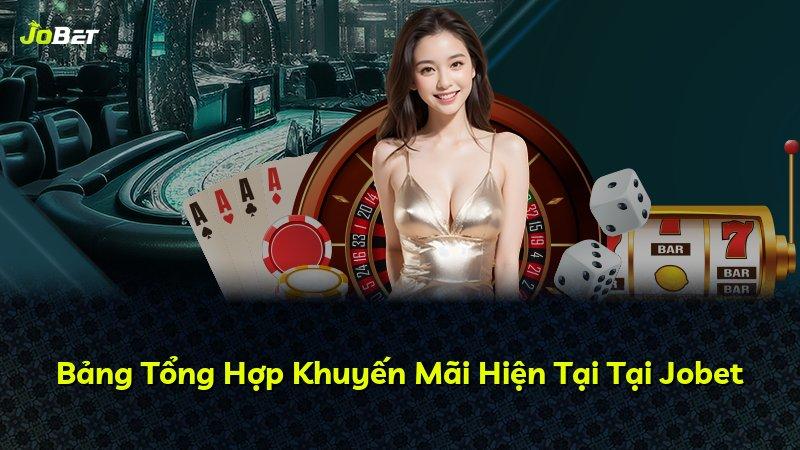 Bảng Tổng Hợp Khuyến Mãi Hiện Tại Tại Jobet